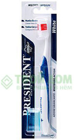 ЗУБНАЯ ЩЕТКА PRESIDENT WHITE средней жесткости