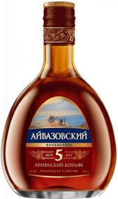 Коньяк Aivazovsky Armenian Brandy 5 Y.O. 0.25л