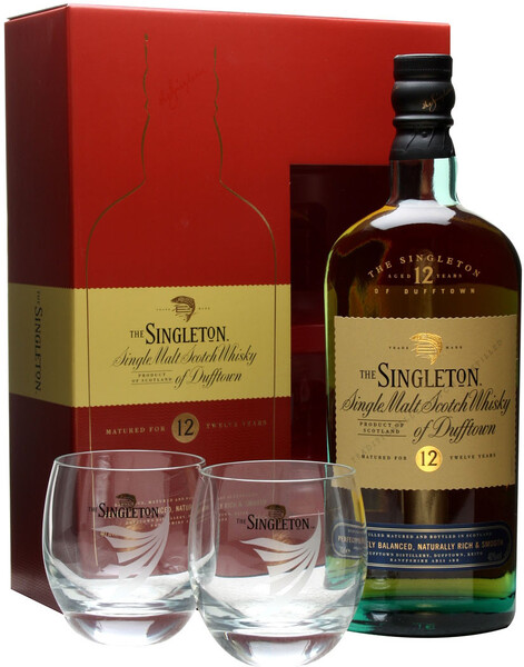 Виски Singleton of Dufftown 12 Years Old 0,7 + 2 стакана