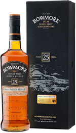 Виски Bowmore 25 Years Old, gift box 0.7 л