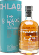 Виски Bruichladdich The Laddie 10 years single malt scotch whisky (gift box) 0.7л