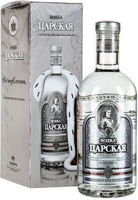 Водка Царская Оригинальная 0,7 л в подарочной упаковке