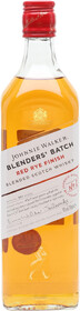Виски JOHNNIE WALKER Red Rye Finish Шотландский купажированный, 40%, 0.7л Великобритания, 0.7 L