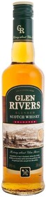 Виски GLEN RIVERS купажированный, 40%, 0.5л Россия, 0.5 L