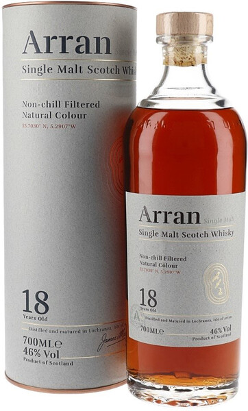 Arran 18 Years Old, in tube, 0.7 л