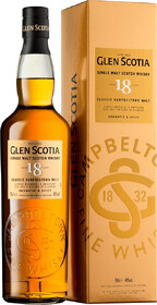 Виски Glen Scotia 18 YO 0.7 л в коробке