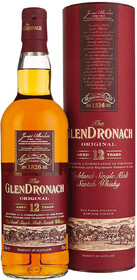 Виски Glendronach 12 years Original 0.7 л в тубе