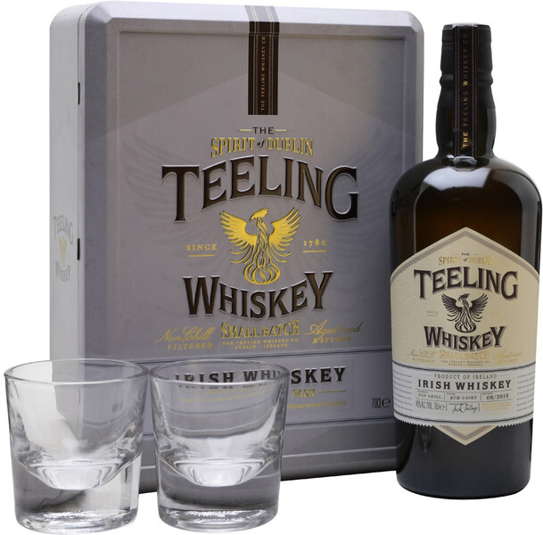 Виски Teeling Irish Whiskey Blend 0.7 л с 2 бокалами