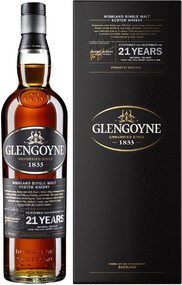 Виски Glengoyne Highland Single Malt Scotch Whisky 21 y.o. (gift box) 0.7л