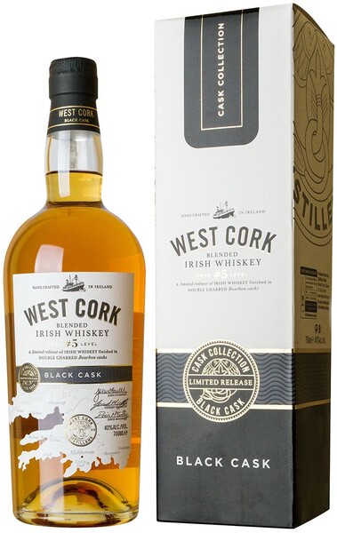 Виски West Cork Black Cask 0.7 л в коробке