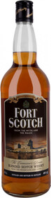 Виски Fort Scotch шотландский купажированный, 40%, 1 л., стекло