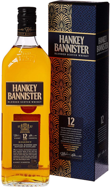 Виски Hankey Bannister 12 Years Old 0.7 л в коробке