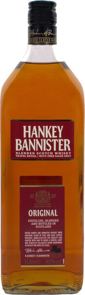 Виски шотл Ханки Баннистер бленд 40% 1,0л