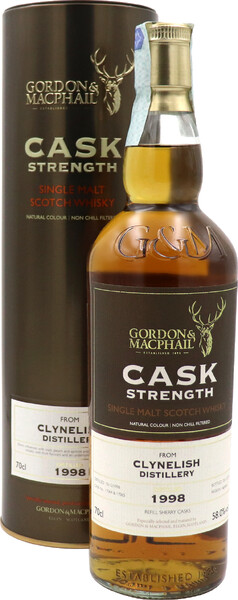 Виски Gordon and Macphail Clynelish 1998 0.7 л в тубе