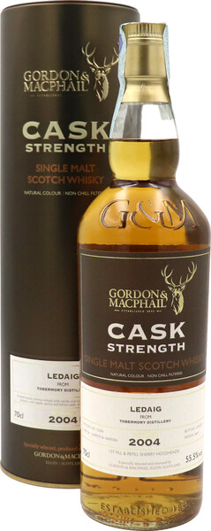 Виски Gordon and Macphail Ledaig 2004 0.7 л в тубе