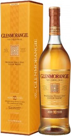 Виски GLENMORANGIE The Original в подарочной упаковке, 10 лет 1л