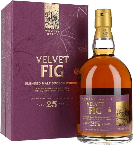 Виски Wemyss Malts Velvet Fig 25 Years Old 0.7 л в коробке