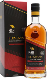 Виски M&H Elements Sherry односолодовый в подарочной упаковке, 0.7 л