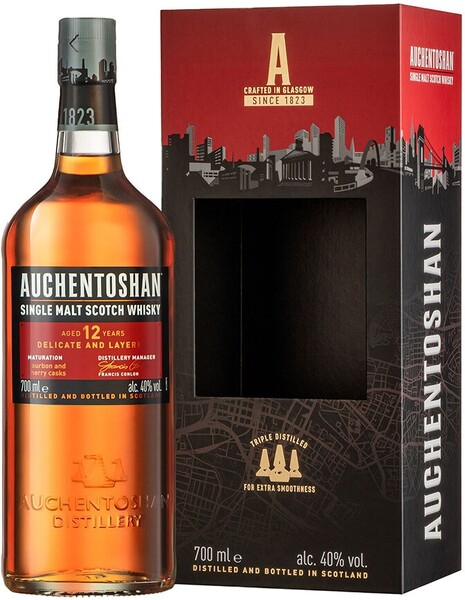Виски Auchentoshan 12 YO 0.7 л в коробке