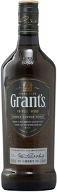Виски GRANT'S Triple wood Smoky купажированный, 40%, 0.7л Великобритания, 0.7 L