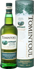 Виски Tomintoul Speyside Glenlivet Peaty Tang Single Malt Scotch Whisky (gift box) 0.7л
