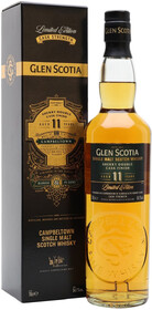 Виски Glen Scotia 11 Years, Sherry Double Cask Finish, gift box 0.7 л