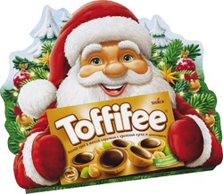 Конфеты Toffifee Санта с лесным орехом, 125 г