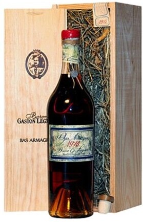 Арманьяк Baron G. Legrand 1959 Bas Armagnac 0.7 л в деревянном ящике