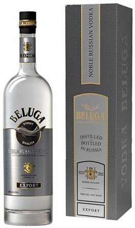 Водка Белуга Нобл Экспорт 0.7 л в коробке на магнитах