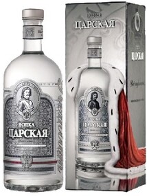 Водка Царская Премиум 40% 1л п/у