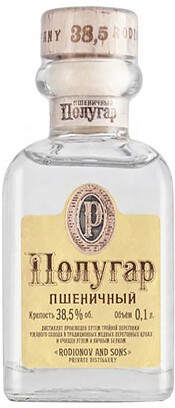Водка Polugar Wheat 0.1 л