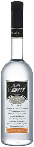 Граппа Grappa Le Opere Chardonnay Zanin 0.7л