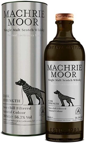 Виски Arran Machrie Moor Cask Strength 0.7 л в тубе
