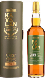 Виски Kavalan Solist ex-Bourbon Cask Single Cask Strength 0.7 л в тубе