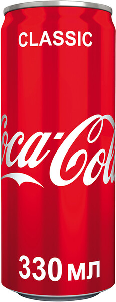 Газированный напиток Coca-Cola Classic 330мл