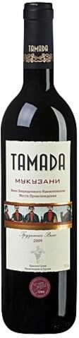 Вино красное сухое «Tamada Mukuzani», 0.75 л
