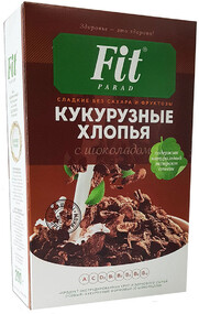 Fitparad Кукурузные хлопья с шоколадом 200 г (коробка)