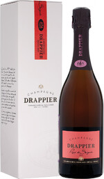 Игристое вино Drappier Brut Rose Champagne AOP in gift box - 0.75л