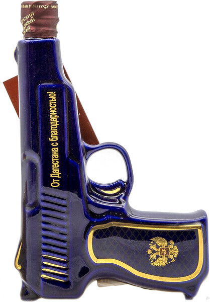 Коньяк Лезгинка КВ Пистолет 0.25 л