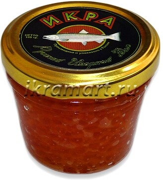Икра красная лососевая «Русский икорный дом» 100 грамм