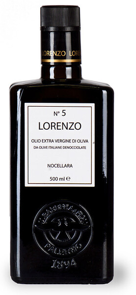 Масло оливковое Barbera LORENZO №5 Nocellara Extra Virgine регион Сицилия 500 мл Италия