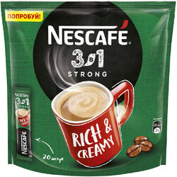 Напиток кофейный Nescafe крепкий 3в1, 20x14.5г