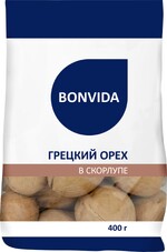 Грецкий орех BONVIDA в скорлупе, 400г