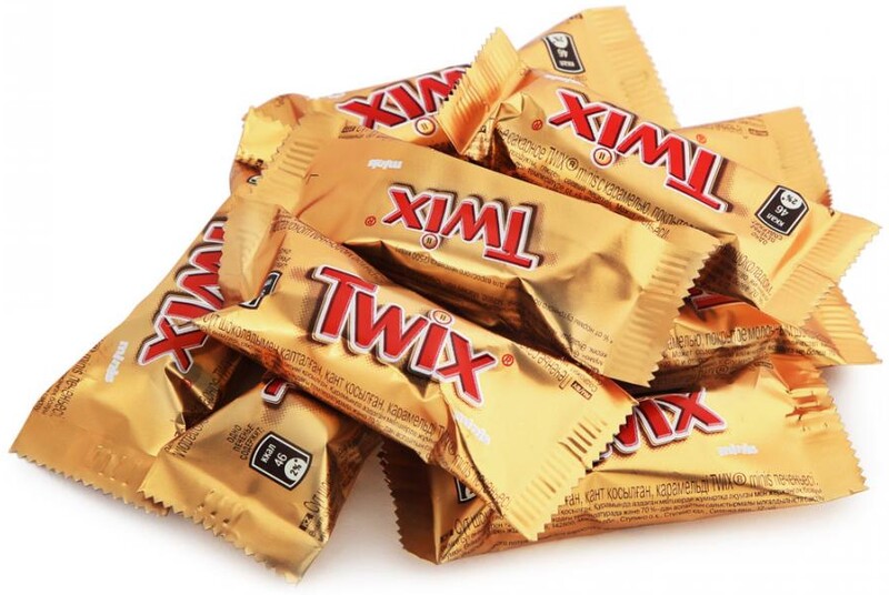 Конфеты Twix Minis шоколадные 1кг