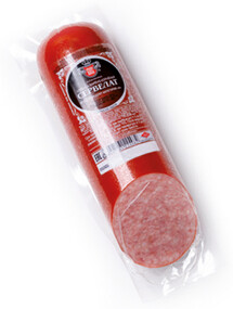 Колбаса копчено-вареная ВЕЛЕС Сервелат, категория А, ГОСТ, 300г Россия, 300 г