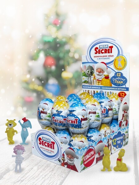 Шоколадное яйцо забавый сюрприз Роботы, , Сладкая сказка, 20 гр., обертка фольга/бумага