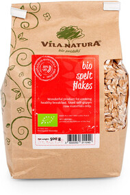 Хлопья VILA NATURA спельты (полбы) Органик 500 г Словения