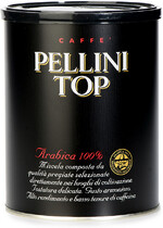 Кофе молотый Pellini Top 100% Арабика Pellini Caffe Spa 250г ж/б Италия