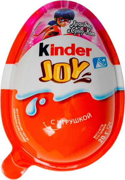 Яйцо Kinder Joy с игрушкой для девочек, 20г