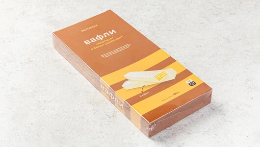 Вафли «Апельсин в белом шоколаде»